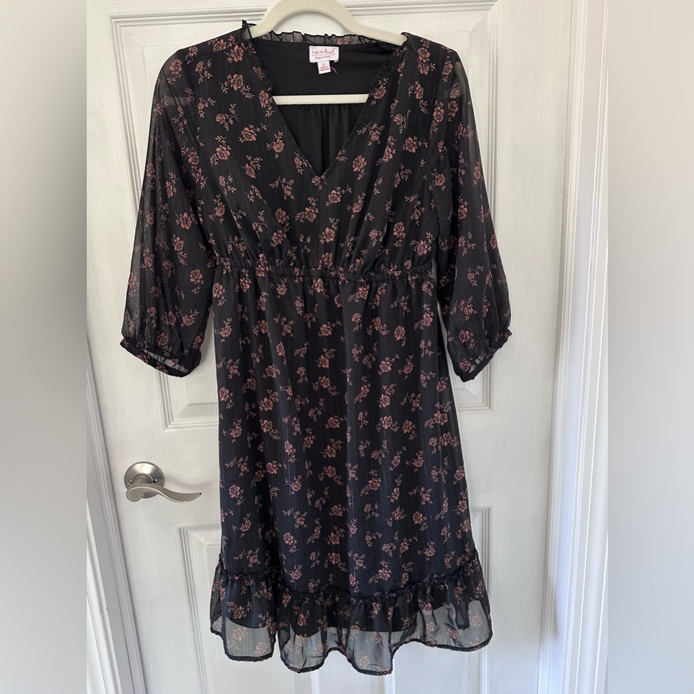 Isabel Maternity Dress Black Size Small